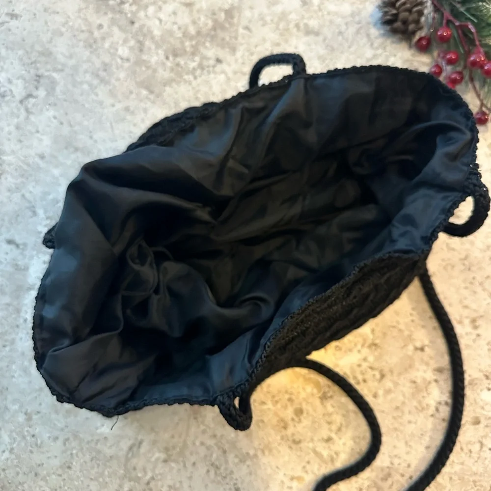 Black Drawstring Bag - Picture 4 of 4